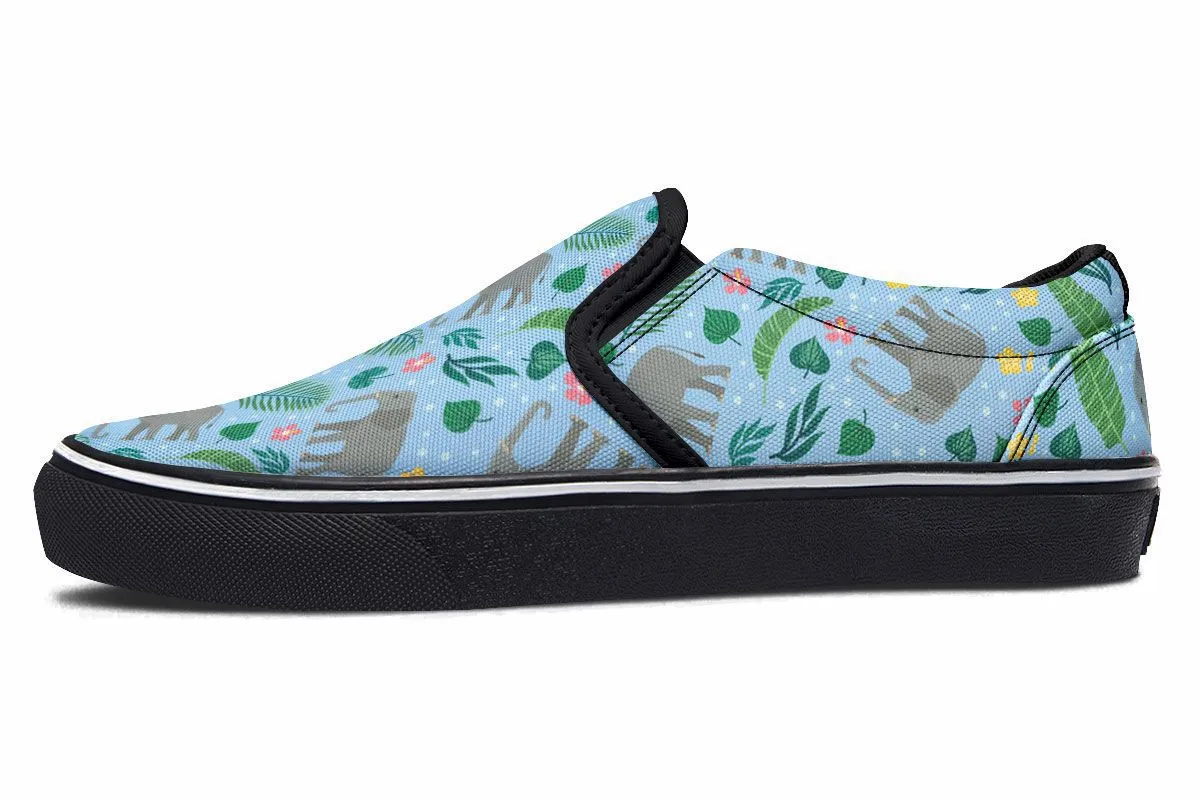 Elephant Party Slip-On Shoes