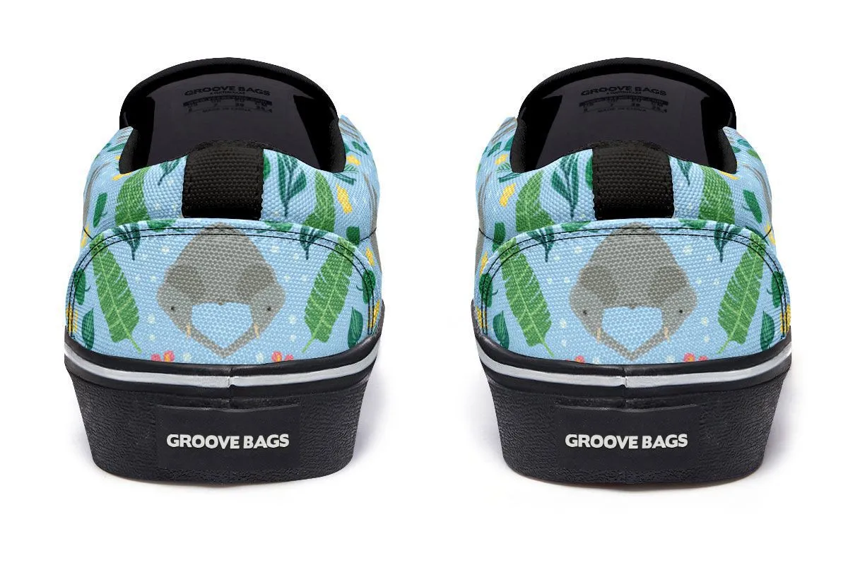 Elephant Party Slip-On Shoes