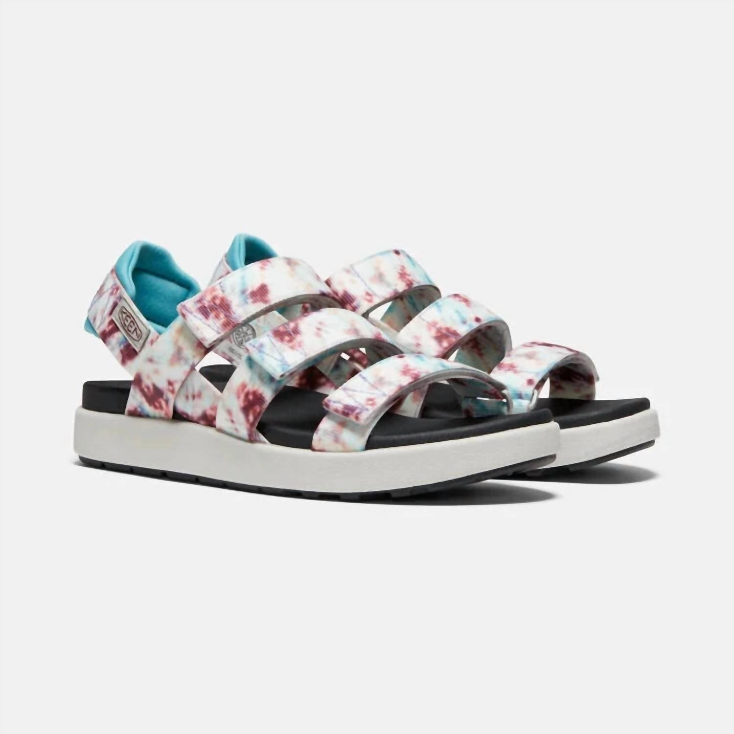 Elle Strappy Sandal In Andorra/ Tie Dye