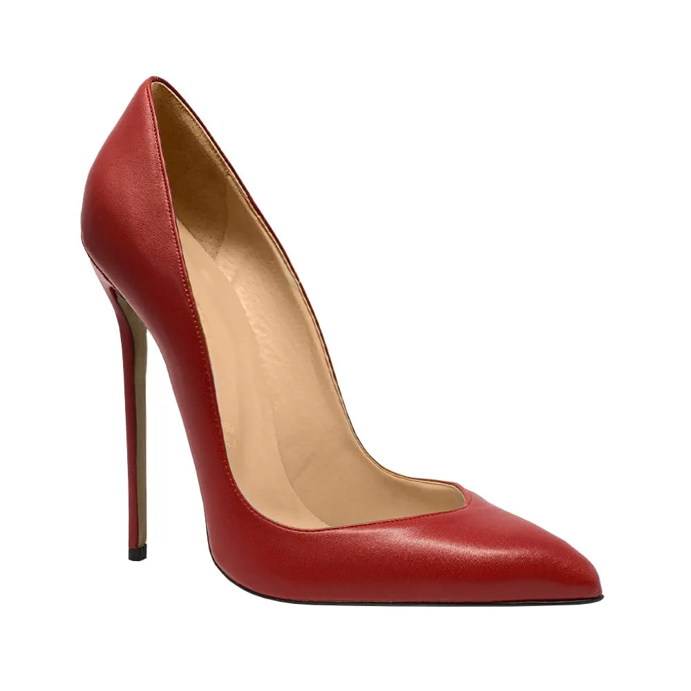 ELLEN RED LEATHER