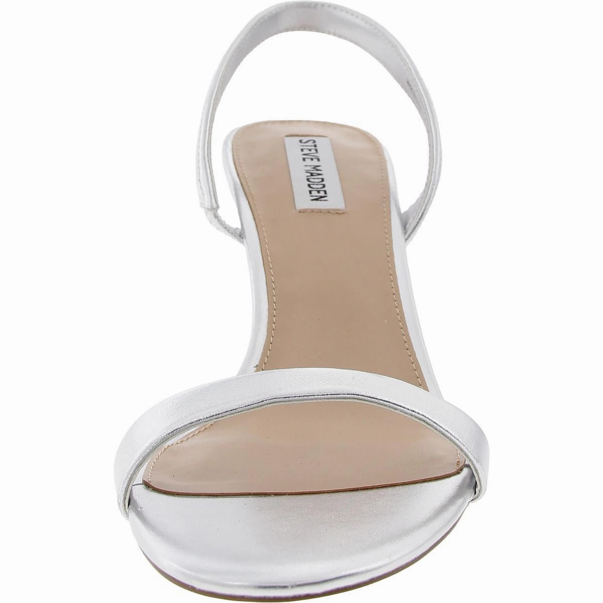 Elma Womens Metallic Leather Heels