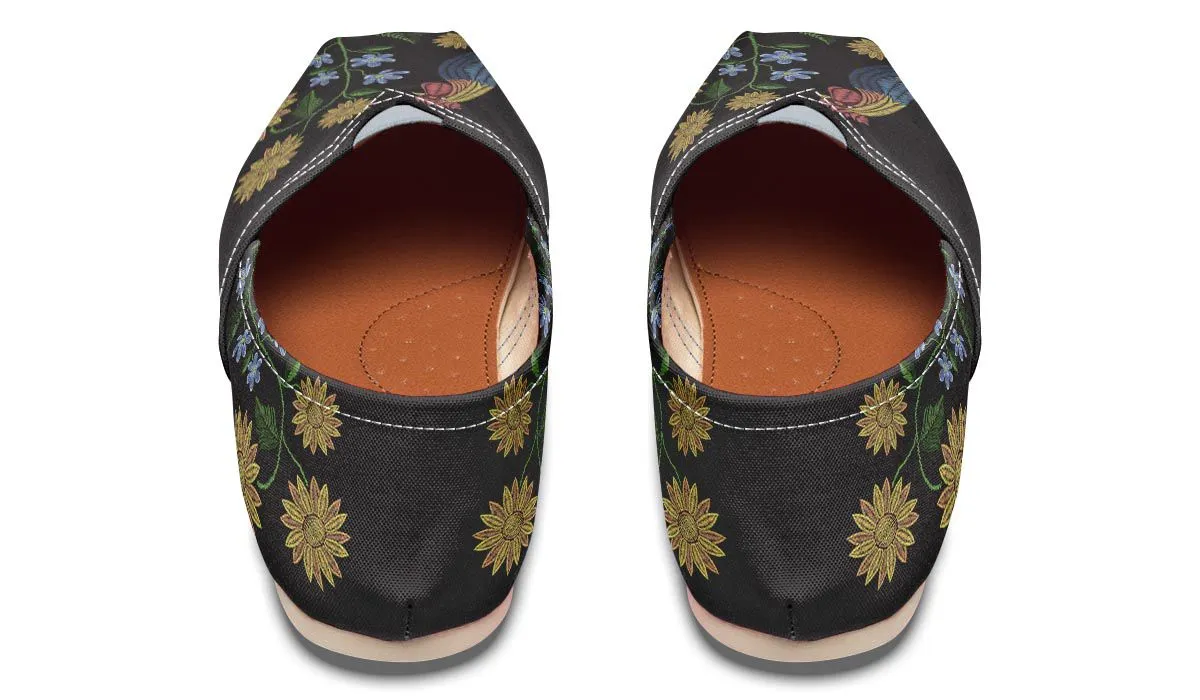 Embroidery Chicken Casual Shoes