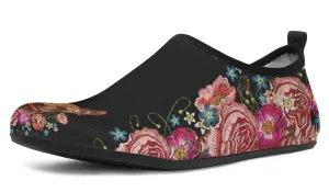 Embroidery Chihuahua Aqua Barefoot Shoes