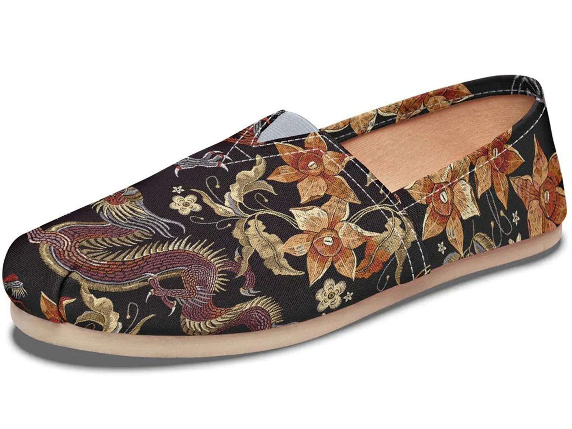 Embroidery Dragon Casual Shoes