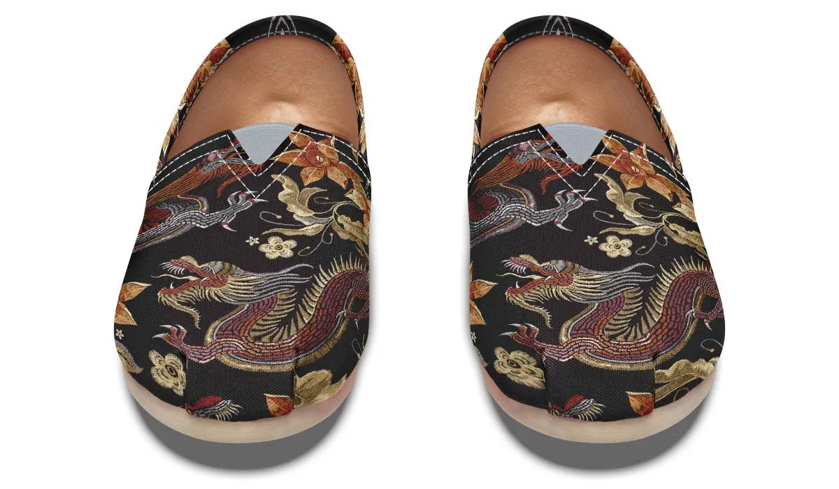 Embroidery Dragon Casual Shoes