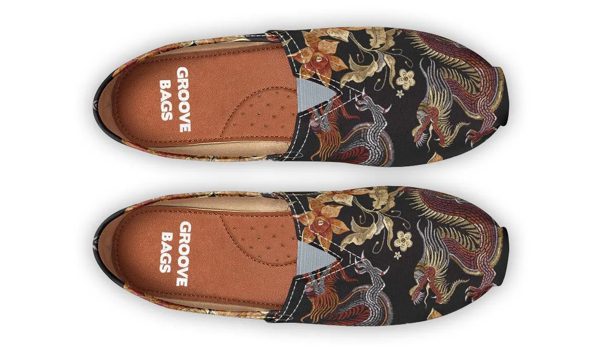 Embroidery Dragon Casual Shoes