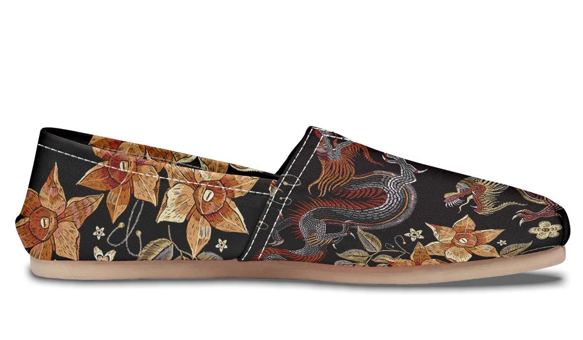 Embroidery Dragon Casual Shoes