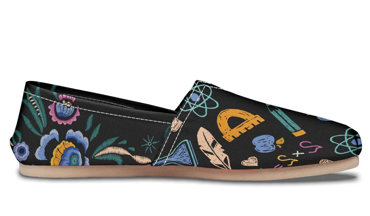 Embroidery Teaching Casual Shoes