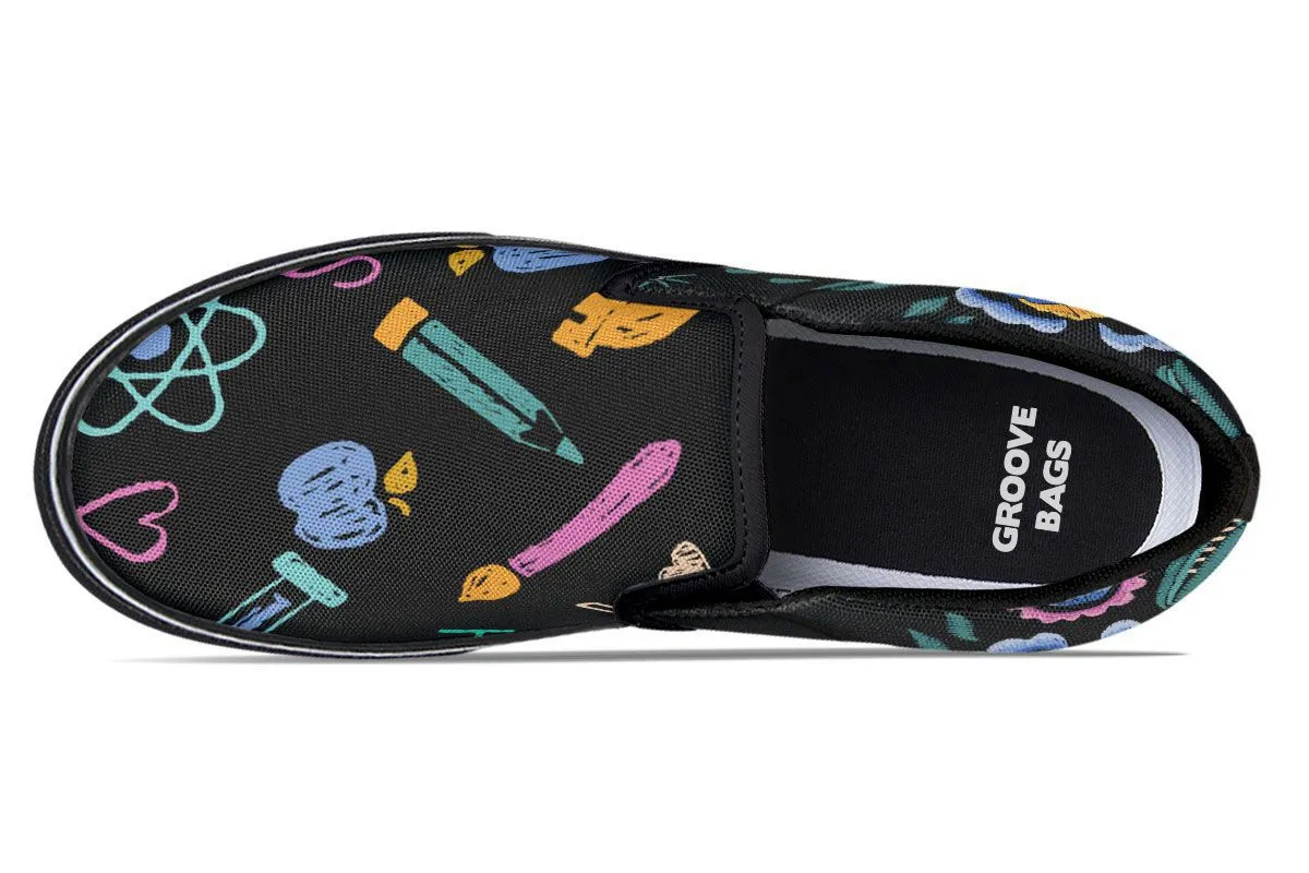 Embroidery Teaching Slip-On Shoes