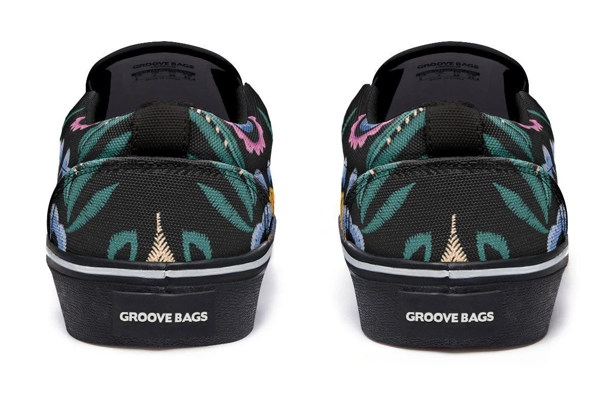 Embroidery Teaching Slip-On Shoes