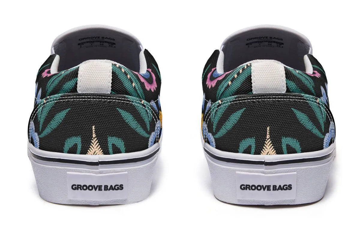 Embroidery Teaching Slip-On Shoes