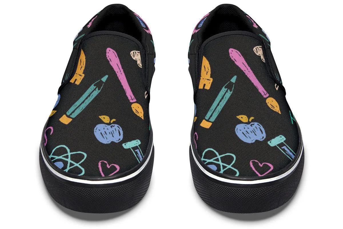 Embroidery Teaching Slip-On Shoes