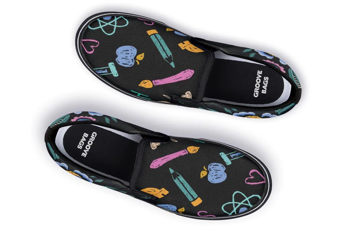 Embroidery Teaching Slip-On Shoes