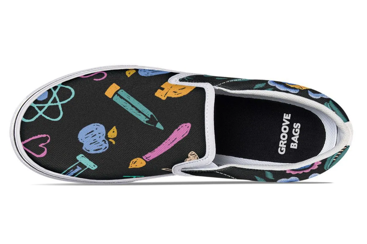 Embroidery Teaching Slip-On Shoes
