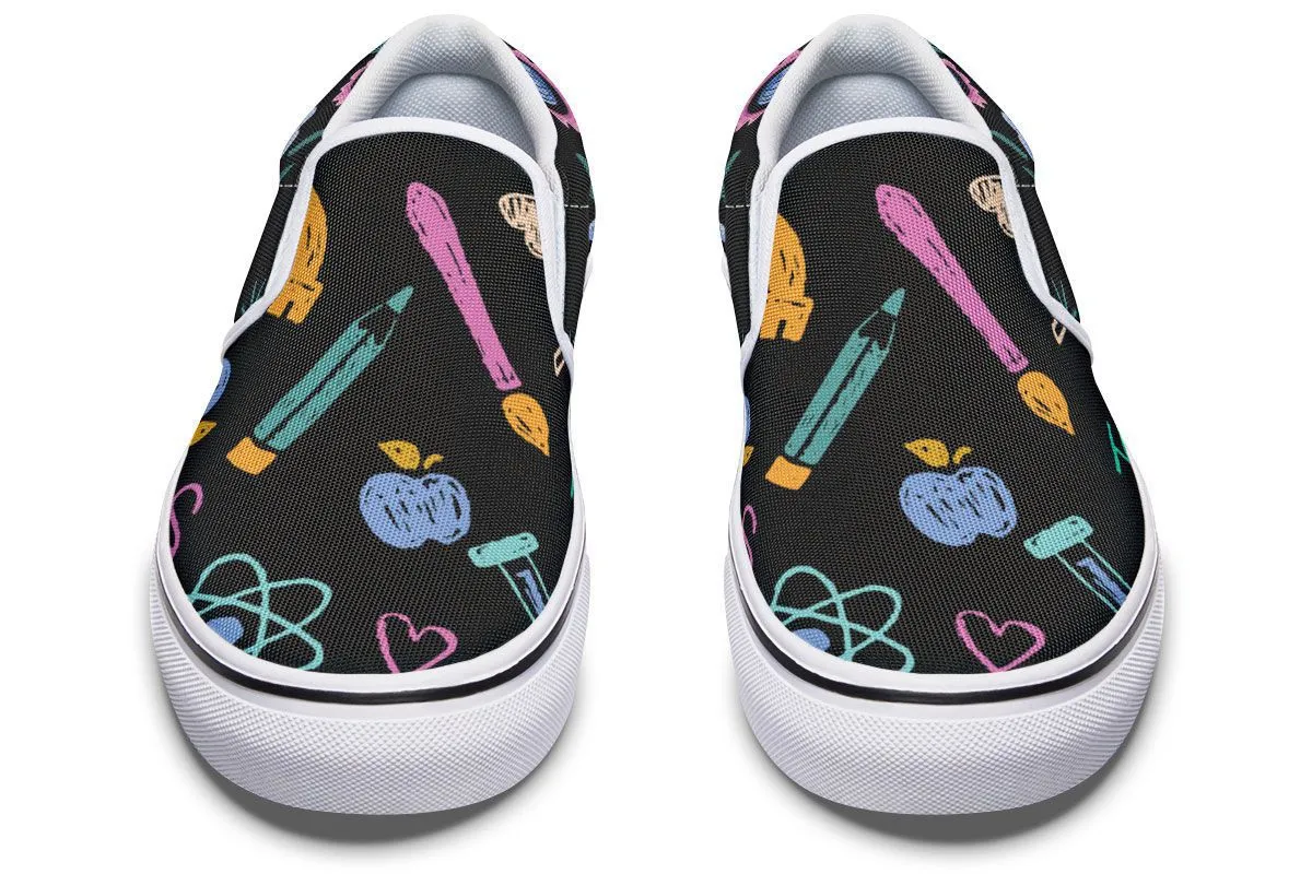Embroidery Teaching Slip-On Shoes