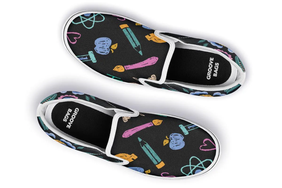 Embroidery Teaching Slip-On Shoes