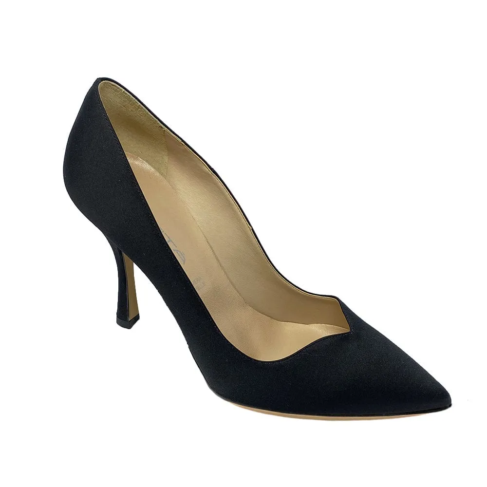 EMMA BLACK SATIN