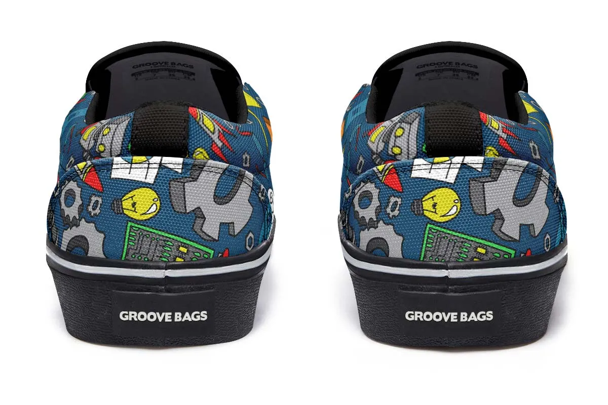 Engineering Slip-On Shoes