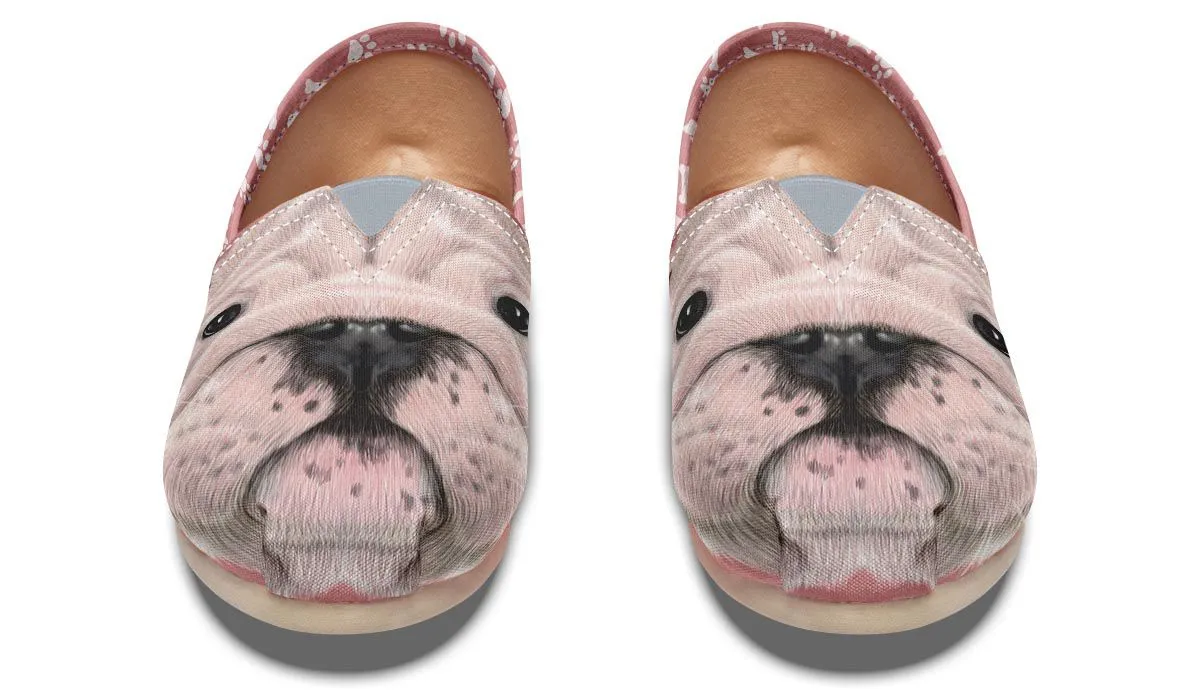 English Bulldog Puppy Casual Shoes