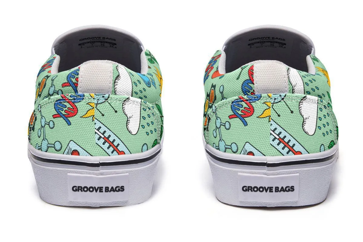 Environmental Green Slip-On Shoes
