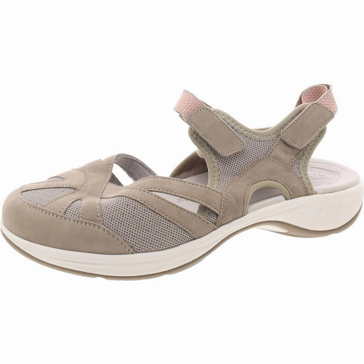Esplash Womens Mixed Media Suede Ankle Strap