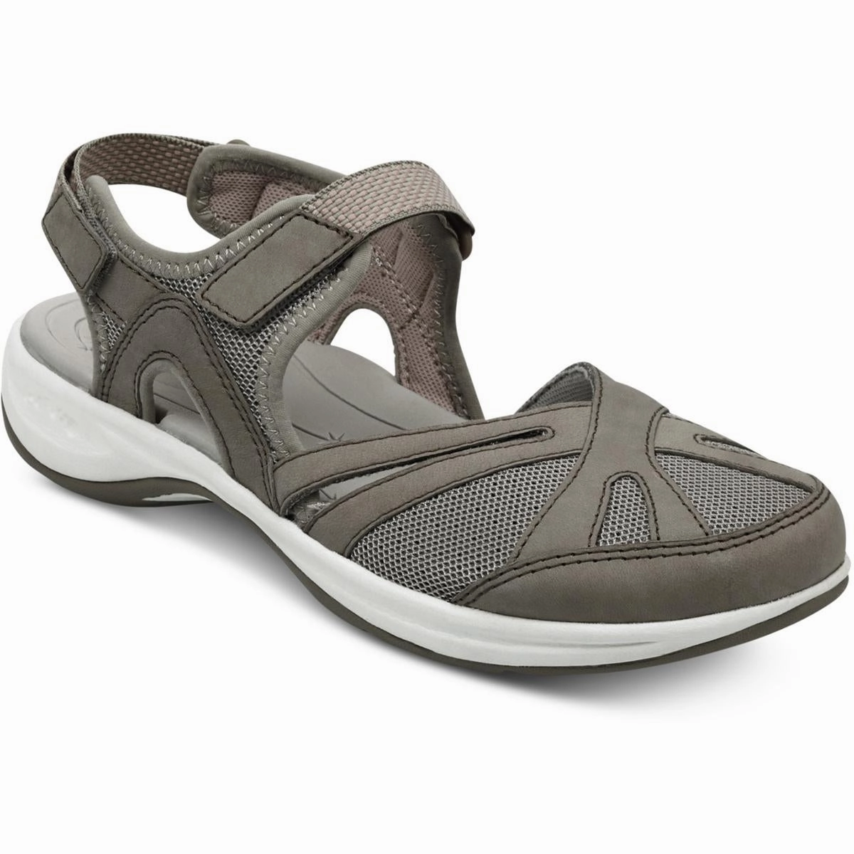 Esplash Womens Mixed Media Suede Ankle Strap