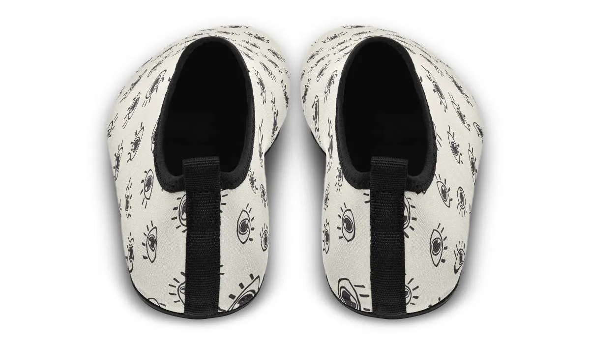 Eye Pattern Aqua Barefoot Shoes