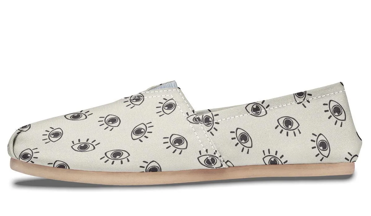 Eye Pattern Casual Shoes