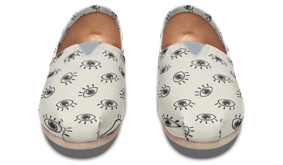 Eye Pattern Casual Shoes