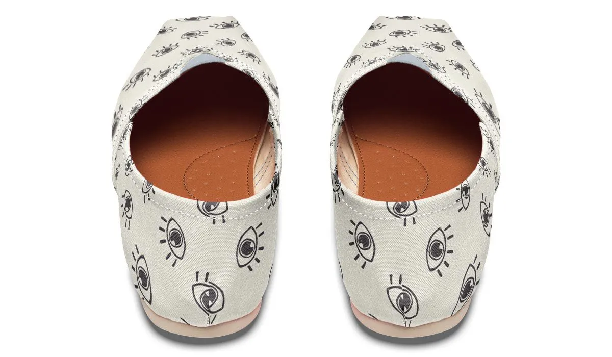 Eye Pattern Casual Shoes