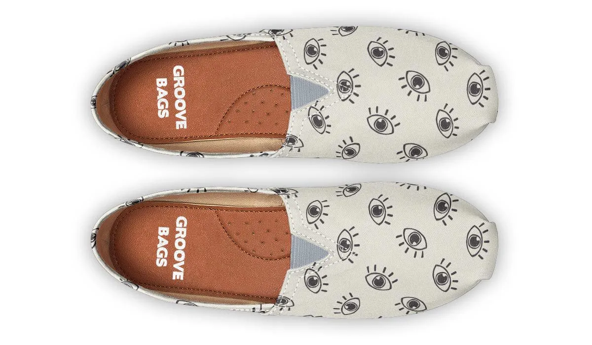 Eye Pattern Casual Shoes