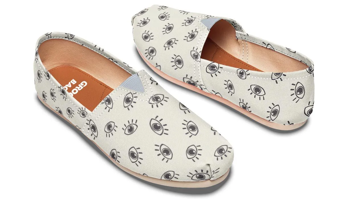 Eye Pattern Casual Shoes
