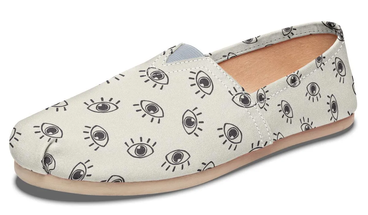 Eye Pattern Casual Shoes