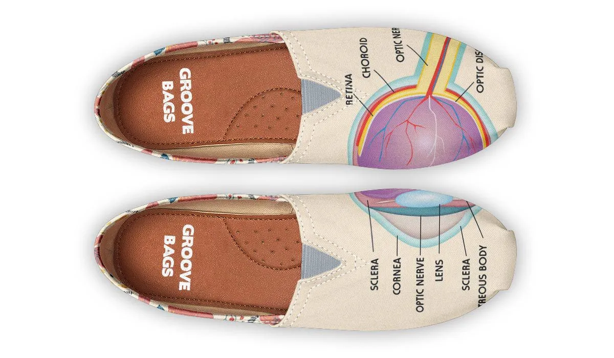 Eye Structure Casual Shoes