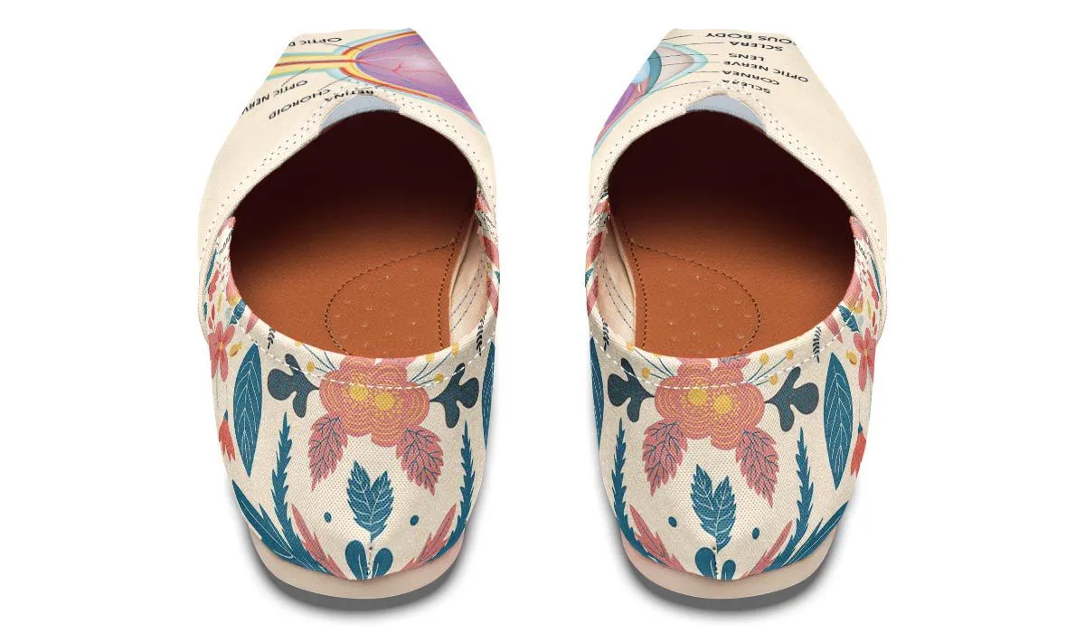 Eye Structure Casual Shoes
