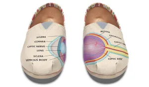 Eye Structure Casual Shoes