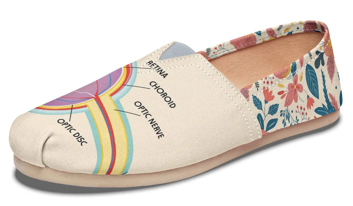Eye Structure Casual Shoes