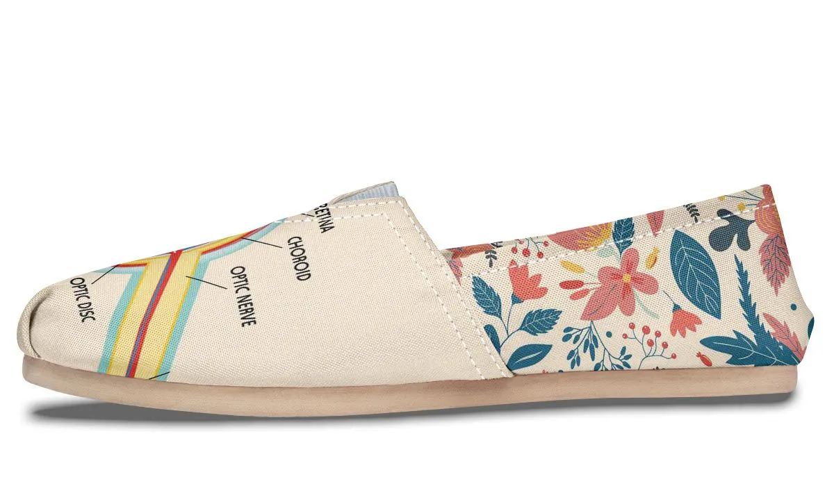 Eye Structure Casual Shoes