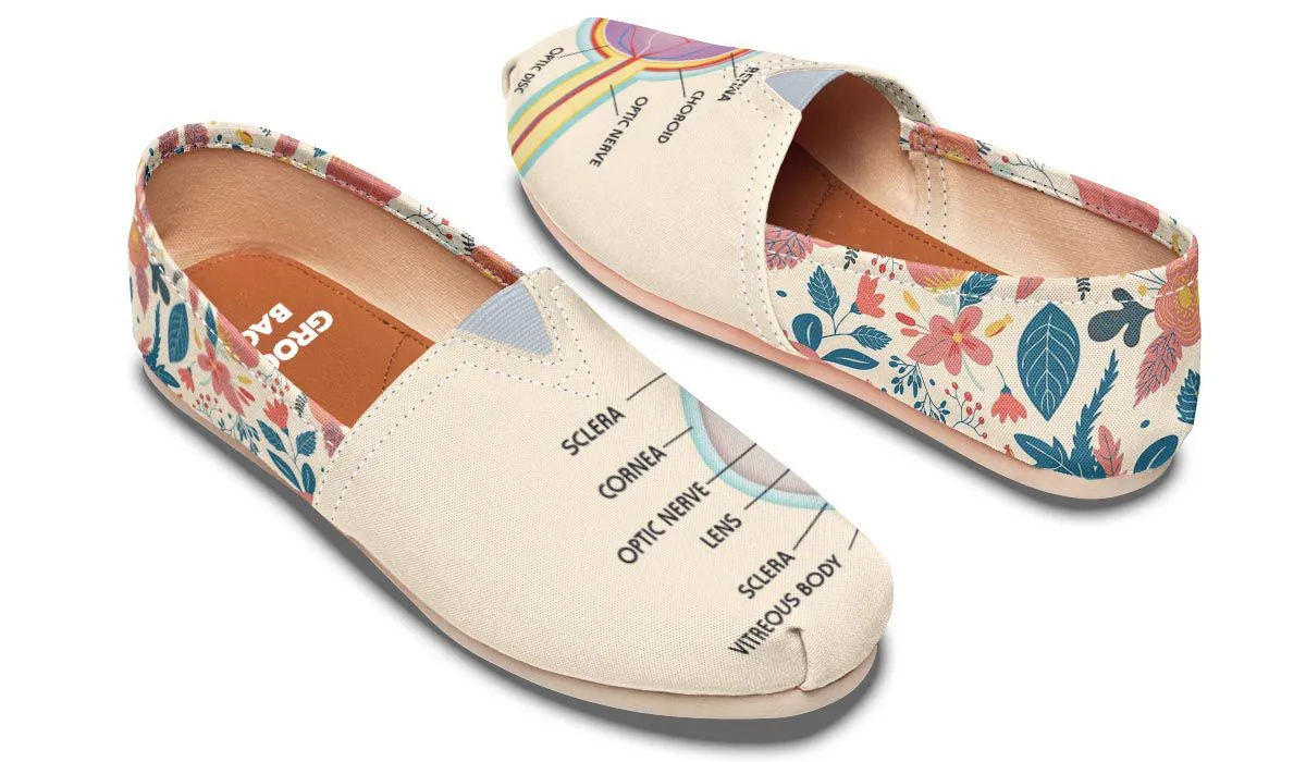 Eye Structure Casual Shoes