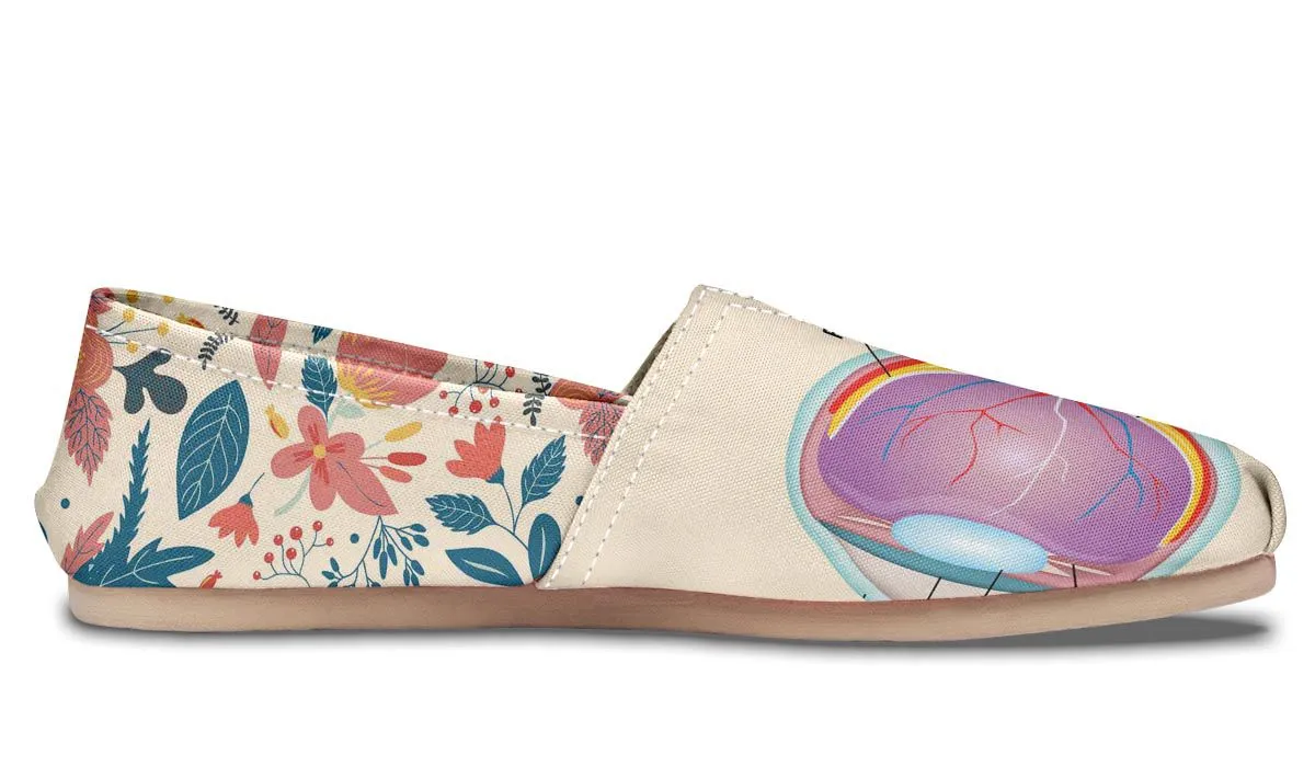 Eye Structure Casual Shoes