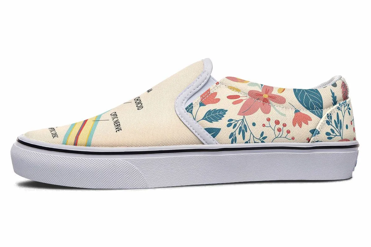 Eye Structure Slip-On Shoes