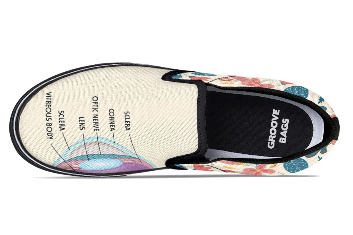 Eye Structure Slip-On Shoes