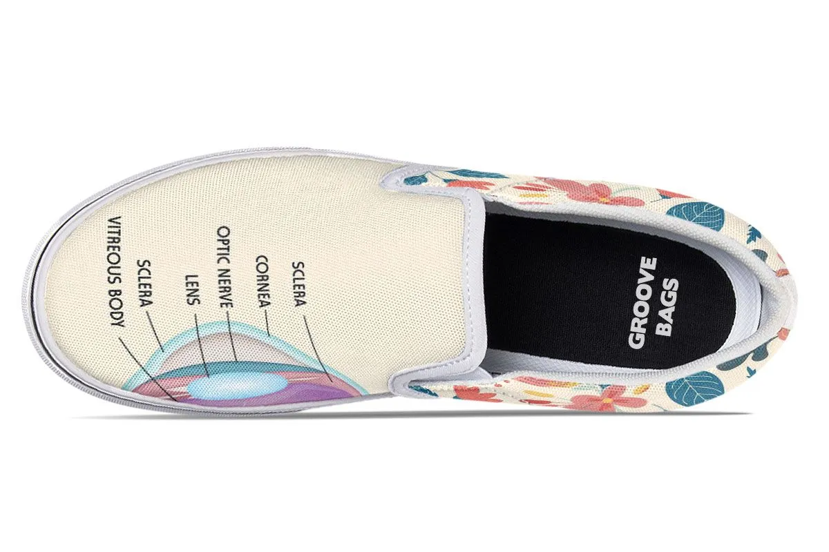 Eye Structure Slip-On Shoes