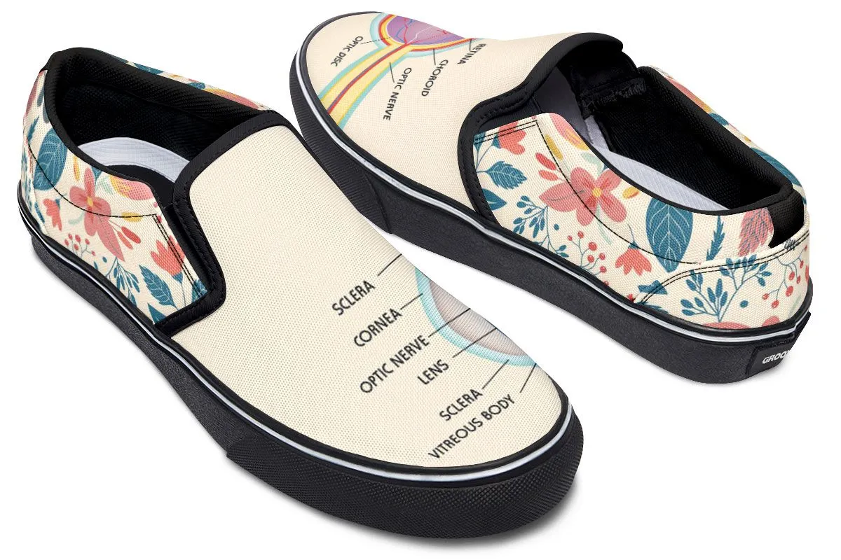 Eye Structure Slip-On Shoes