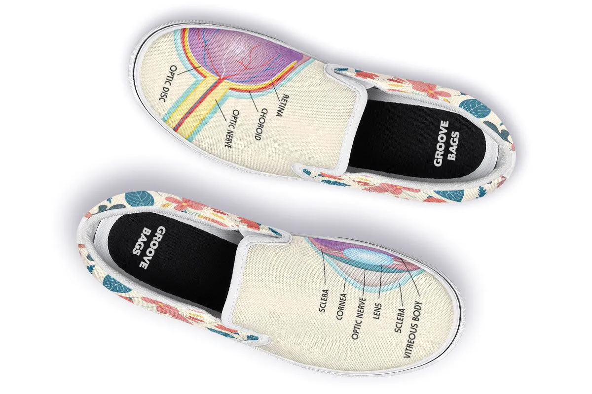 Eye Structure Slip-On Shoes