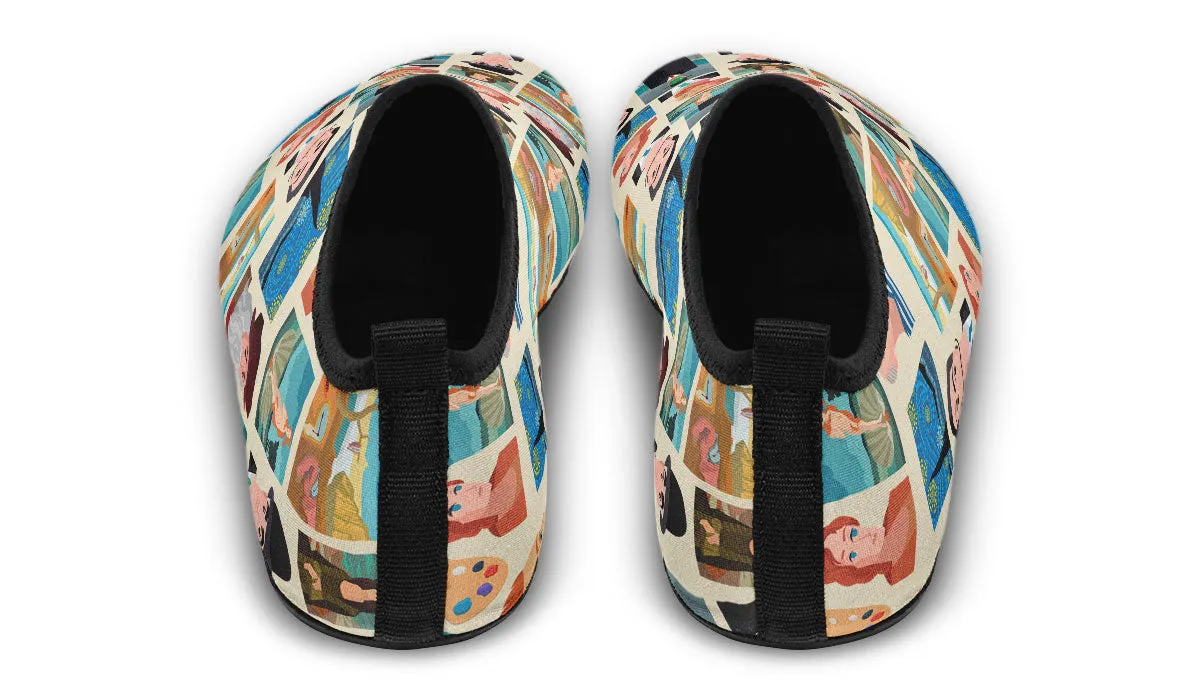 Famous Painters Aqua Barefoot Shoes