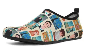 Famous Painters Aqua Barefoot Shoes
