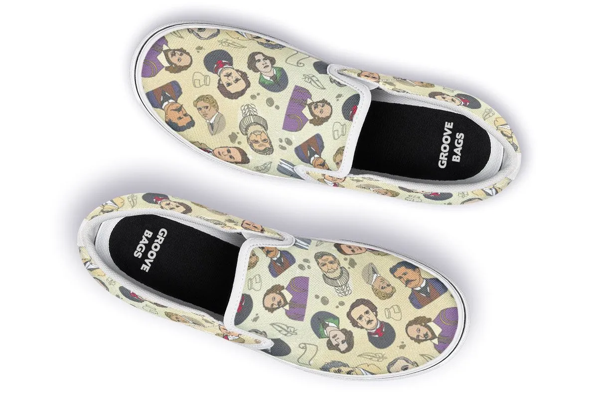 Famous Writers Slip-On Shoes