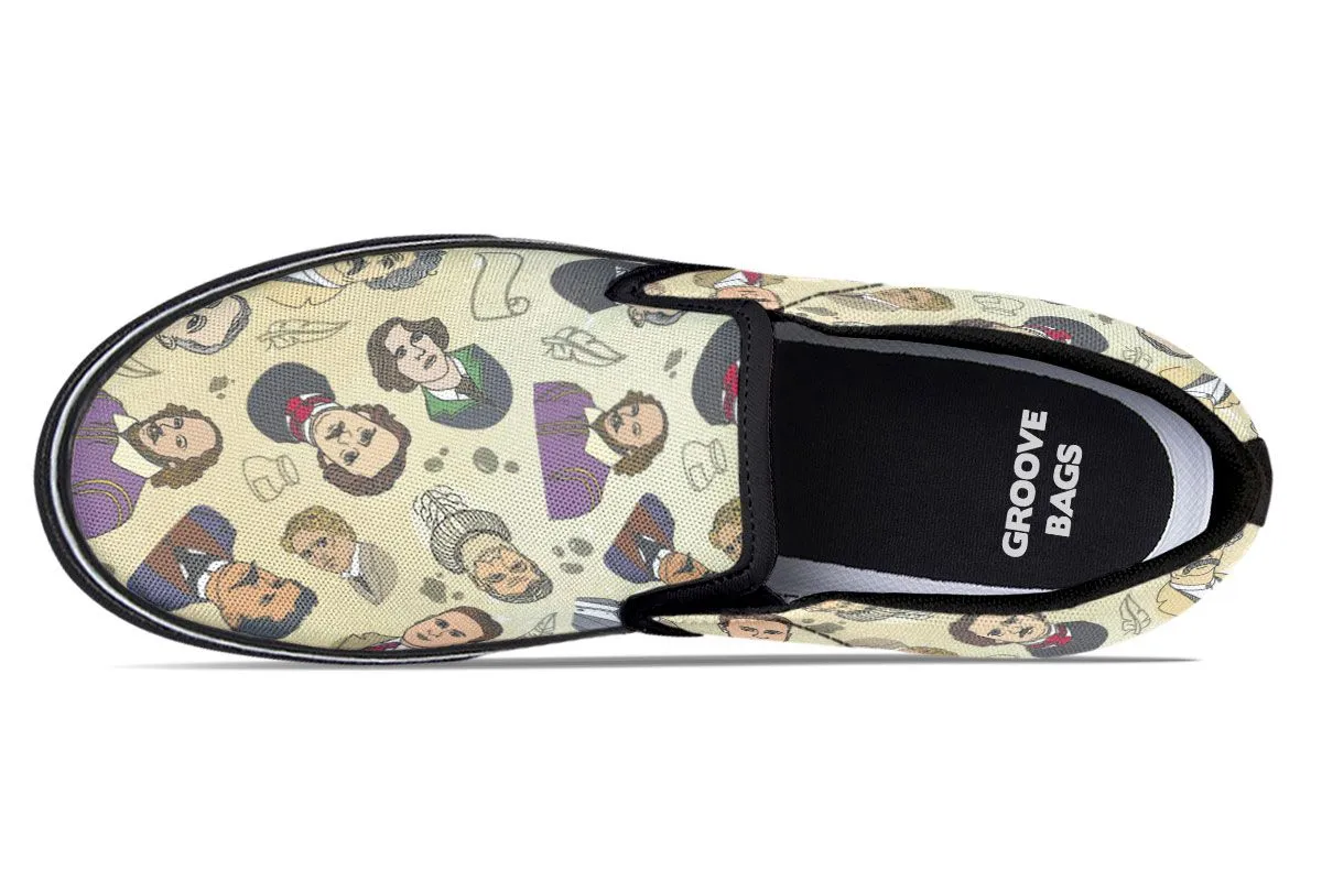 Famous Writers Slip-On Shoes