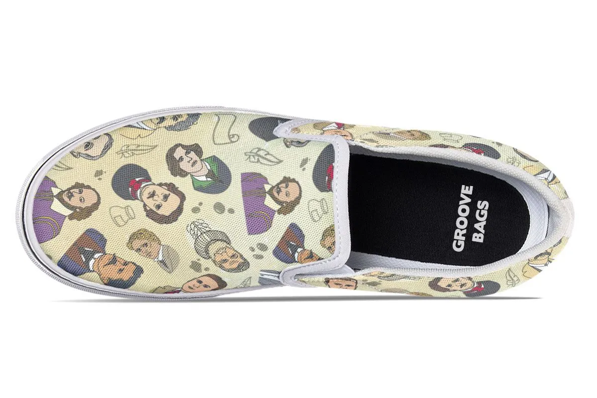 Famous Writers Slip-On Shoes